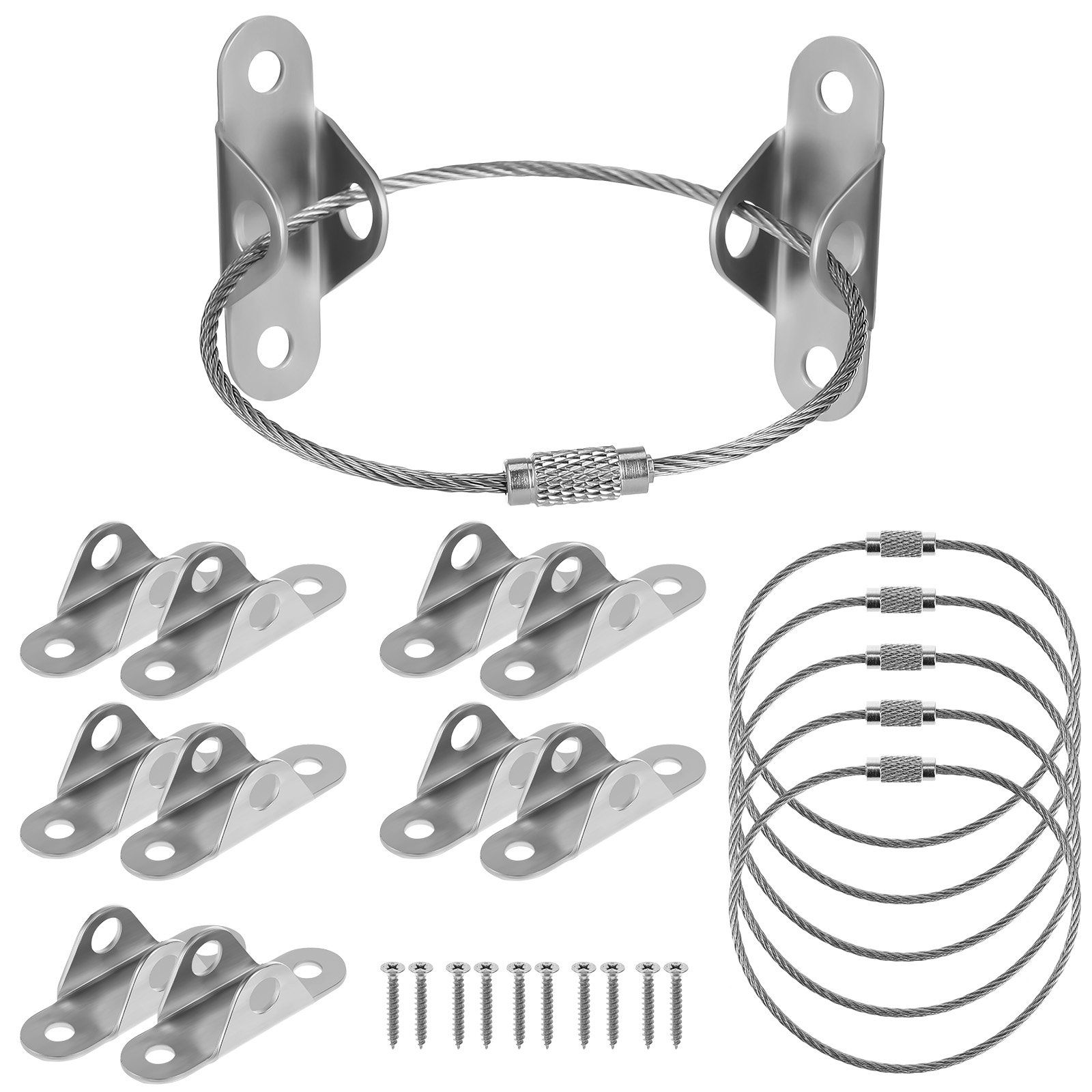 6Sets Furniture Wall Anchors A - огляд і ціна Earthquake Anchor Strap