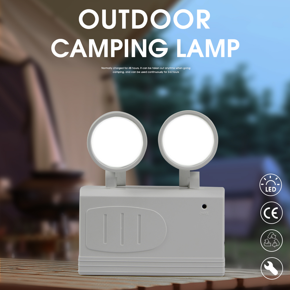 Dual-head Emergency Lamp Rotar - огляд і ціна Power Outage Light