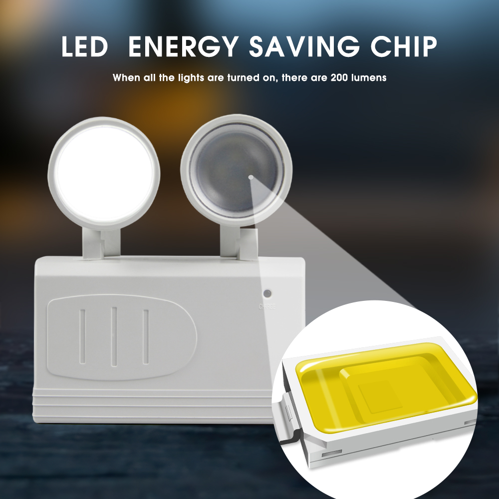 Dual-head Emergency Lamp Rotar - огляд і ціна Power Outage Light